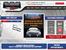 Tablet Screenshot of burnettauto.com